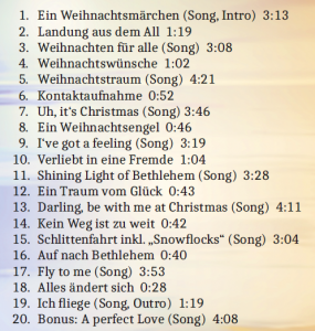 Song und Texte CD The world meets Christmas